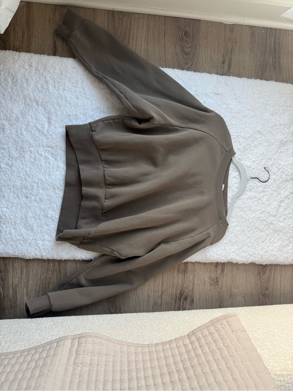 Athleta Olive Green Pullover Sweatshirt